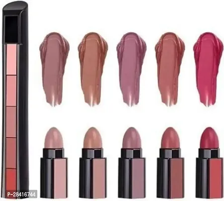 Rsentera beauty 5 in 1 Nude Edition MAtte Push Pop MAtte Lipstick