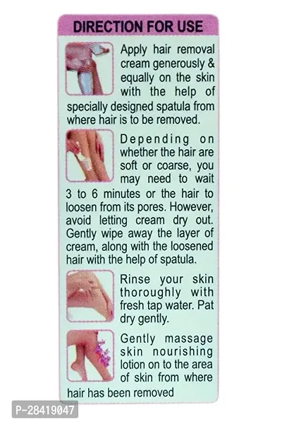 Hair Removal  Strawberry Cream - Pack of-(2) 40 gm Each-thumb4