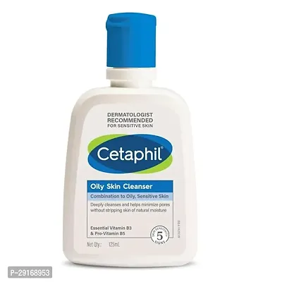 Cetaphil Oily Skin Cleanser , Daily Face Wash for Oily, Acne prone Skin , Gentle Foaming, 125ml (pack of 1)-thumb0