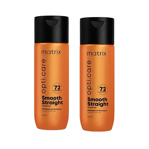 Matrix Opti.Care Professional Shampoo for Salon Smooth Straight Hair (pack of 2)