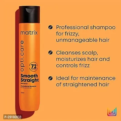 Matrix Opti.Care Professional Shampoo for Salon Smooth Straight Hair (pack of 2)-thumb2