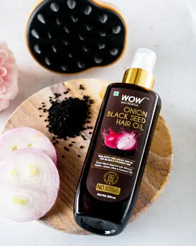 Buy Wow Skin Science Onion Black Seed Hair Oil With Comb Applicator 100ml  online at best price in India  Health  Glow