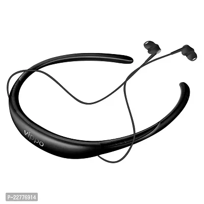 Stylish Black On-ear  Over-ear Headphones With Microphone