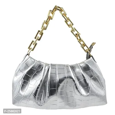 Buy LA'FESTIN Ladies Glitter Shoulder Chain Purse Small Black Leather Side  Bag for Girls Online at desertcartNorway
