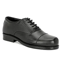 SV panther  Men's Black Leather  Stylish/Comfortable Lace-Ups Oxford police shoes  6-thumb1