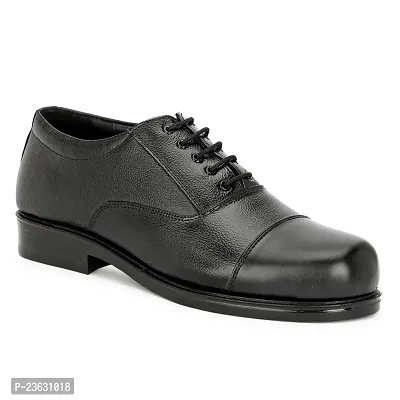 SV panther  Men's Black Leather  Stylish/Comfortable Lace-Ups Oxford police shoes  6-thumb2