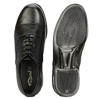 SV panther  Men's Black Leather  Stylish/Comfortable Lace-Ups Oxford police shoes  6-thumb3