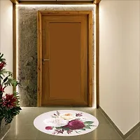 Beautiful Decorative Rangoli Sticker For Puja Room / Holi / Diwali Festivals Home Decoration Self-Adhesive Floor Vinyl Sticker (Size 41x41 CM)-thumb3