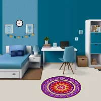 Beautiful Decorative Rangoli Sticker For Puja Room / Holi / Diwali Festivals Home Decoration Self-Adhesive Floor Vinyl Sticker (Size 41x41 CM)-thumb3