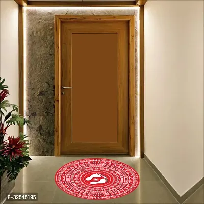 Beautiful Decorative Rangoli Sticker For Puja Room / Holi / Diwali Festivals Home Decoration Self-Adhesive Floor Vinyl Sticker (Size 41x41 CM)-thumb5