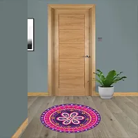 Beautiful Decorative Rangoli Sticker For Puja Room / Holi / Diwali Festivals Home Decoration Self-Adhesive Floor Vinyl Sticker (Size 41x41 CM)-thumb3