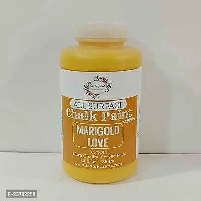 Get Inspired Marigold Love Super Matte Chalk Paint 384Ml Jumbo Bottle