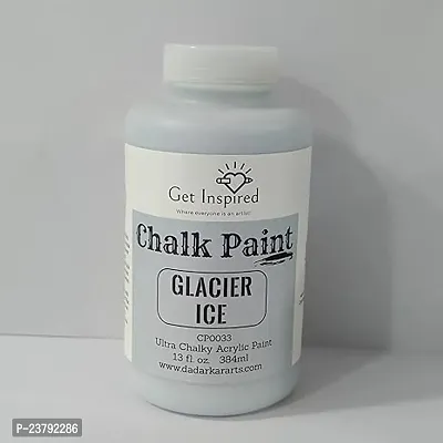 Get Inspired Glacier Ice Super Matte Chalk Paint 384Ml Jumbo Bottle-thumb0