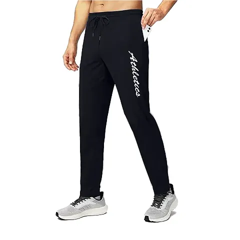 Stylish Spandex Solid Regular Fit Regular Track Pants For Men