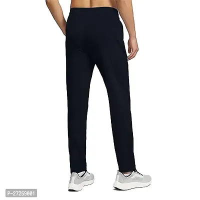 Stylish Multicoloured Polyester Spandex Solid Regular Fit Regular Track Pants For Men Pack Of 2-thumb3