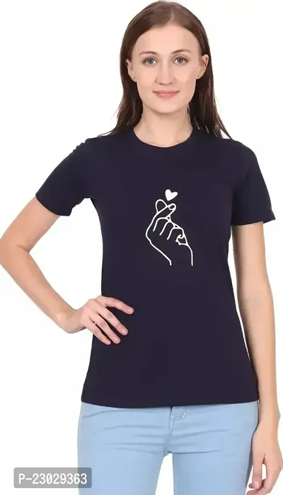 Elegant  Polycotton  Tshirt For Women-thumb0