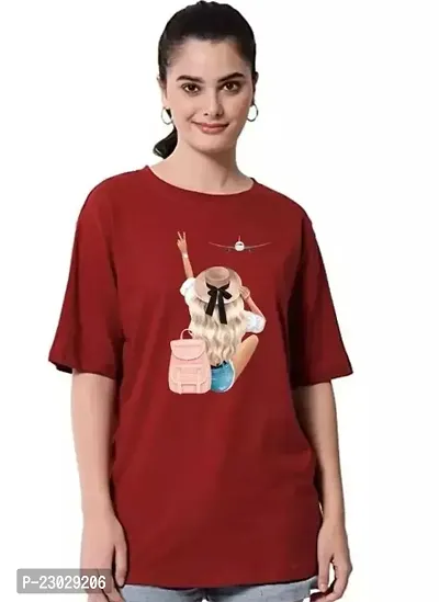 Elegant  Polycotton  Tshirt For Women-thumb0