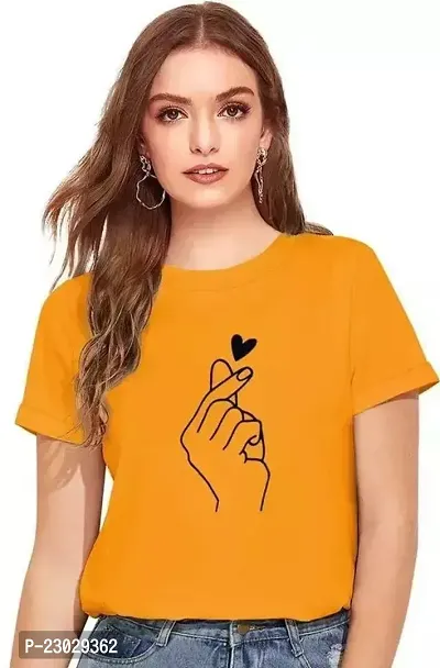 Elegant  Polycotton  Tshirt For Women-thumb0