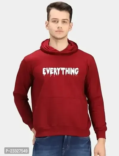 Mens Full Sleeves New Printed Hooded Sweatshirt-thumb0