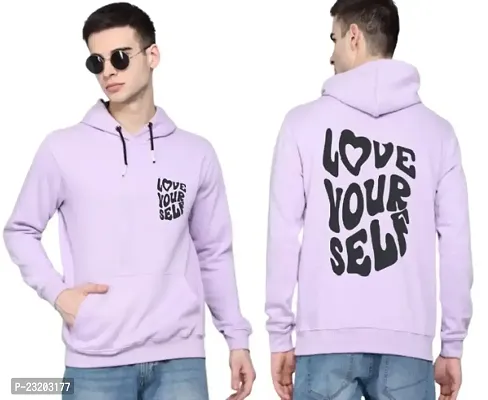 Mens Long Sleeve New Stylish BOTH SIDE PRINTED DESIGN And TWO Kangaroo Pocket Hooded neck Pullover fit Fleece fabric Casual Hoodie Sweatshirt .