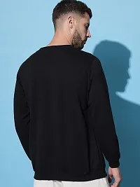 Men Long Sleeve Latest Stylish Printed Design Hooded Neck Fleece Fabric Casual Sweatshirt-thumb1