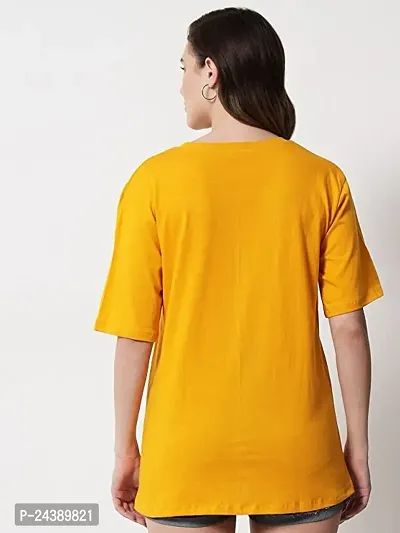 Stylish Polycotton T-shirt  For Women-thumb2