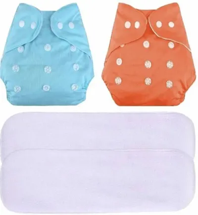 Golden Grace All-in-One Washable Baby Cloth Diaper Set Pocket Diaper - Freesize Adjustable, Washable and Reusable pocket cloth diaper for day time use.