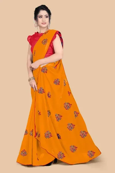 Classic Georgette Saree with Blouse piece