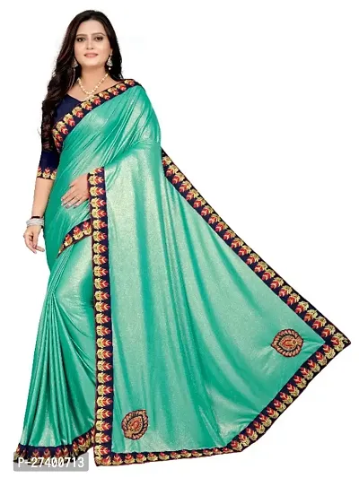 Elegant Olive Art Silk Saree With Blouse Piece For Women-thumb0