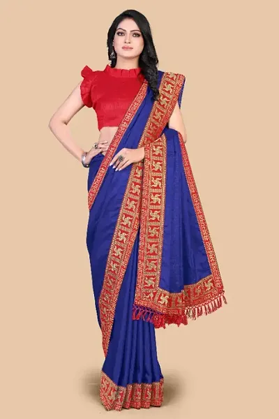 New In Silk Cotton Saree with Blouse piece 