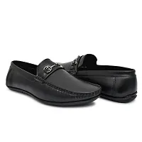 STAPER Men's Formal Stylish Trending Buckle Loafer Shoes-thumb1
