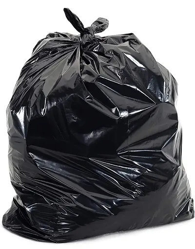 Buy Clean City Biodegradable Garbage Bags, Dustbin Bags Medium Size : 43x58  cm - Pack of 6 (30x6= 180 Bags) Black - Lowest price in India