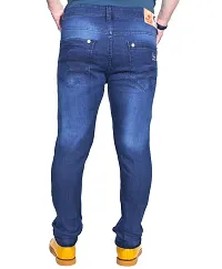 Grrvo Men Solid Stretchable Regular Fit Jeans-thumb2