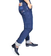 Grrvo  Men Super Skinny Stretchable Blue Jeans-thumb1