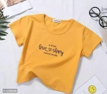 New Love Story Crop Top For Girls