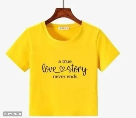 New Love Story Crop Top For Girls