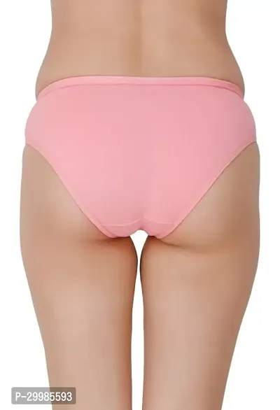 Stylish  Cotton Blend Solid Brief for Women, Pack of 3-thumb3