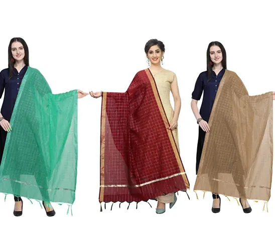 Women's Beautiful Dupatta ( Pack of 3 )