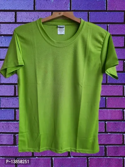 ROUND NECK, HALF SLEEVE POLYESTER T SHIRT FOR MENS