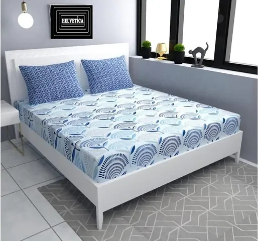 Elastic Fitted King Size Bedsheets (108*108 Inch)