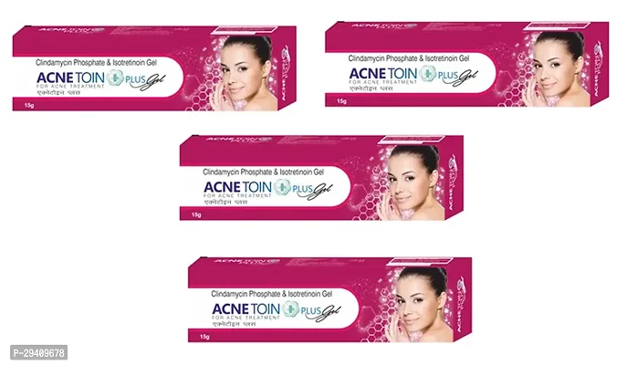 Acnetoin Plus Gel 15gm (Pack of 4)-thumb0