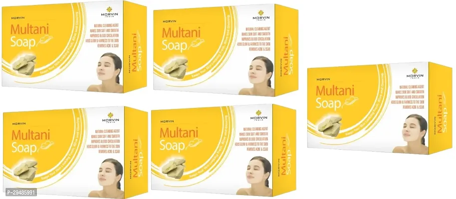 Morvin Multani Soap 75gm (Pack of 5)-thumb0