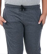 THIRTEEN ELEVEN Boys Solid Cotton ThreeFourth Regular Shorts with 2 Zip Pockets (KM-Boys-3/4th-201_Grey_13 Years - 14 Years)-thumb3
