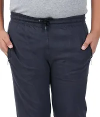 THIRTEEN ELEVEN Boys Solid Cotton ThreeFourth Regular Shorts with 2 Zip Pockets (KM-Boys-3/4th-201_Steel Grey_13 Years - 14 Years)-thumb3