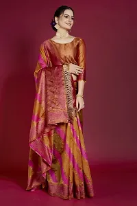 Stylish Silk Blend Zari Saree With Blouse Piece For Women-thumb4