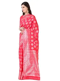 Stylish Art Silk Jacquard Saree With Blouse Piece For Women-thumb2