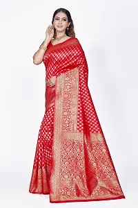 Stylish Art Silk Jacquard Saree With Blouse Piece For Women-thumb4