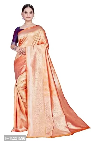 Stylish Art Silk Jacquard Saree With Blouse Piece For Women