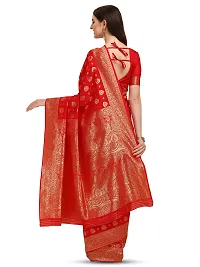 Stylish Art Silk Jacquard Saree With Blouse Piece For Women-thumb4