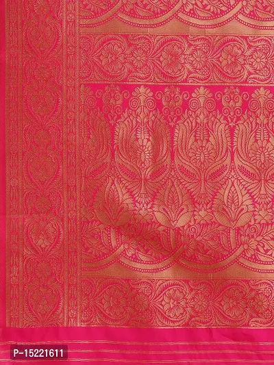Stylish Art Silk Jacquard Saree With Blouse Piece For Women-thumb3
